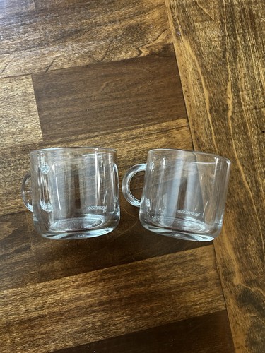 Twin glass nespresso cups - glass,